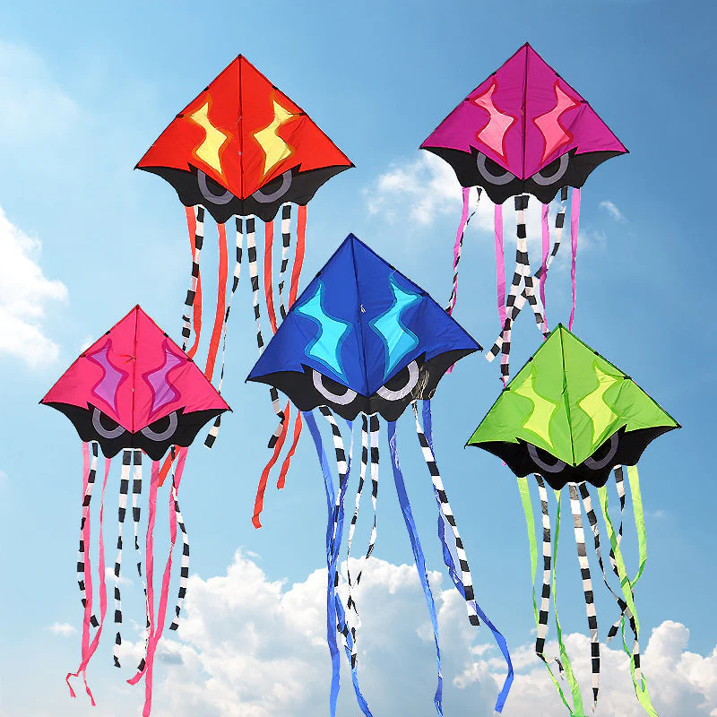 Angry Squid Kite - Red